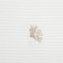 Trapuntino 1 piazza e mezza microfibra con ricamo beige