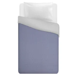 Trapuntino singolo microfibra Water washed blu sabbia