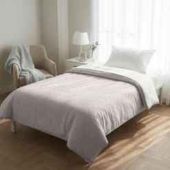 Trapuntino singolo microfibra Water washed crema sabbia