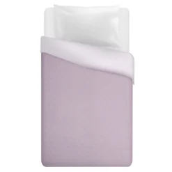 Trapuntino singolo microfibra Water washed rosa malva