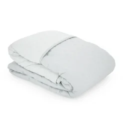 Trapuntino singolo microfibra Water washed verde bianco