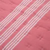 Trapuntino singolo righe malva microfibra