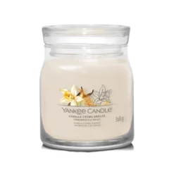 Vanilla Creme Brûlée, candela in giara media Yankee Candle