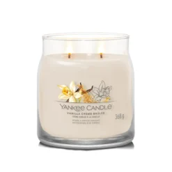 Vanilla Creme Brûlée, candela in giara media Yankee Candle