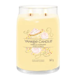 Vanilla Cupcake, candela in giara grande Yankee Candle