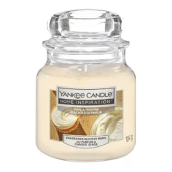 Vanilla Frosting, candela in giara media Yankee Candle