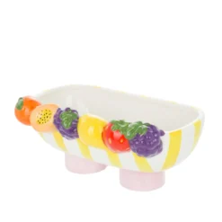 Vaso decoro frutta 24,5x14 cm Florafruit ceramica