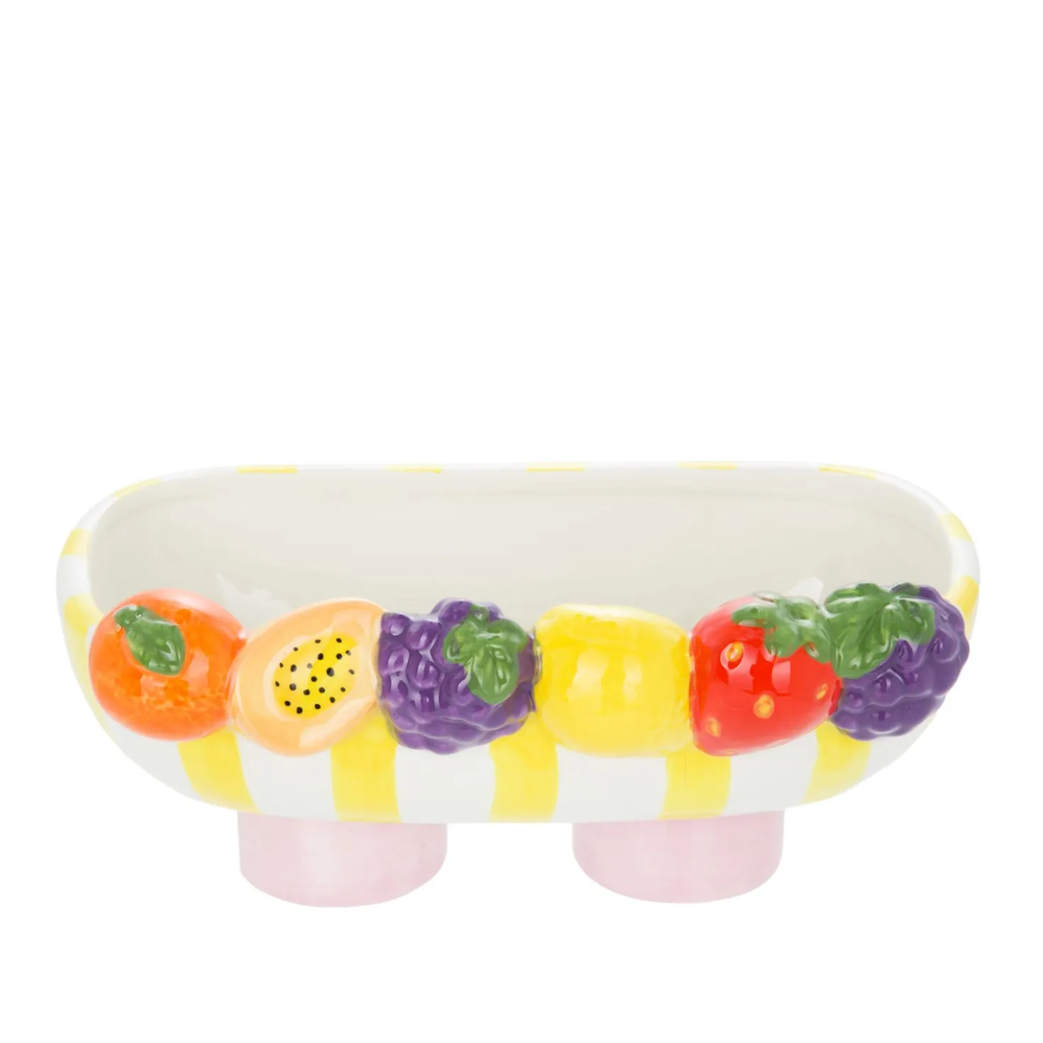 Vaso decoro frutta 24,5x14 cm Florafruit ceramica