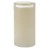 Vaso in vetro 20x10,5 cm beige
