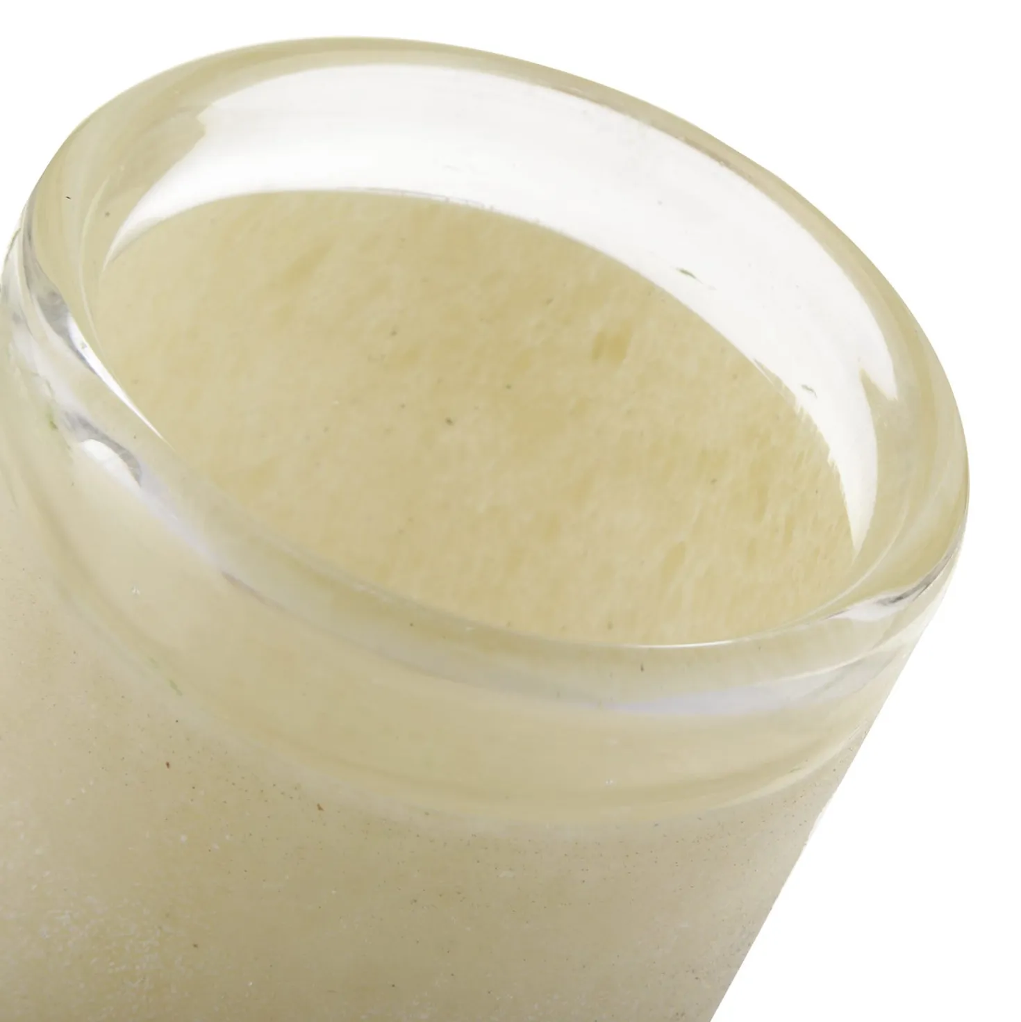 Vaso in vetro 20x10,5 cm beige