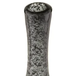 Vaso in vetro 40x10 cm grigio