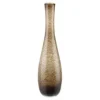 Vaso in vetro 40x10 cm marrone
