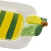Vassoio decoro limoni 30x15,5 cm Florafruit ceramica