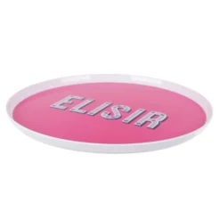 Vassoio melammina 25 cm fucsia Maiolika