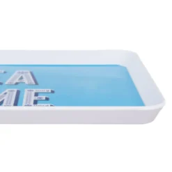 Vassoio melammina 29,7x21,5 cm azzurro Maiolika