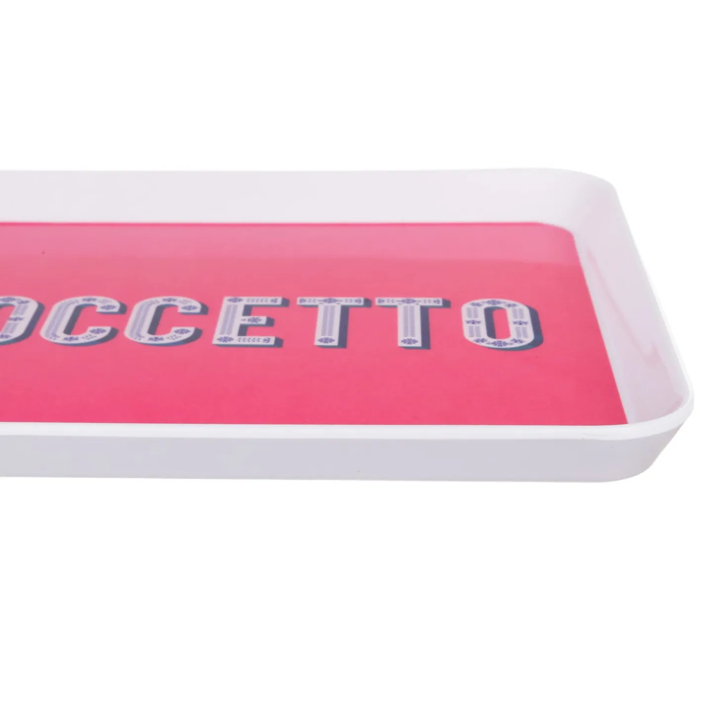 Vassoio melammina 29,7x21,5 cm fucsia Maiolika