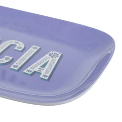 Vassoio melammina 37,5x17,5 cm viola Maiolika