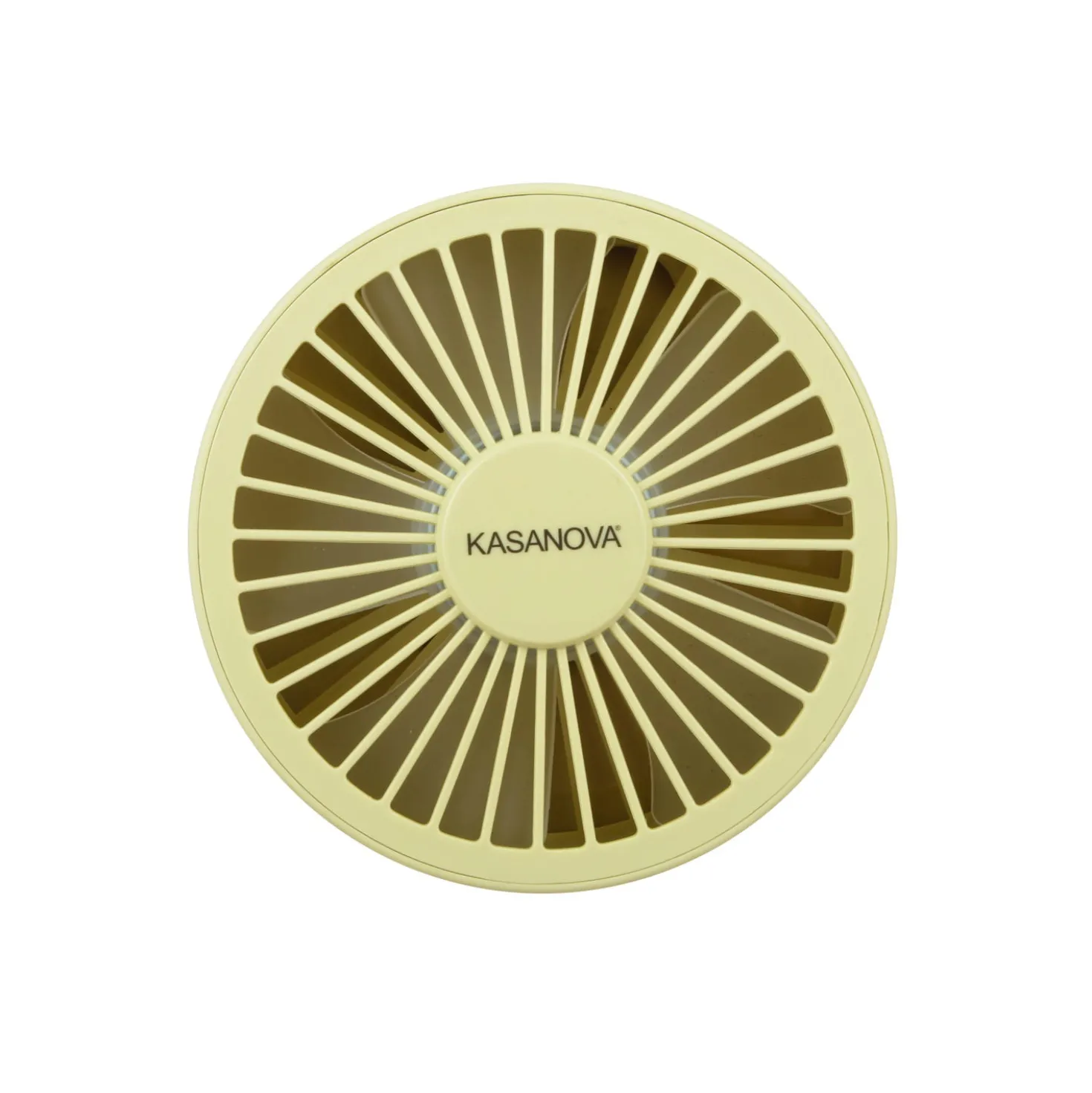 Ventilatore portatile con nebulizzatore giallo