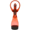Ventilatore portatile rosso con vaporizzatore