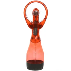 Ventilatore portatile rosso con vaporizzatore