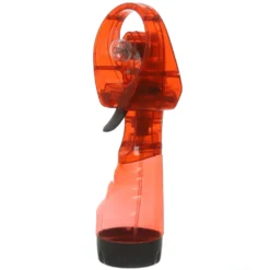 Ventilatore portatile rosso con vaporizzatore