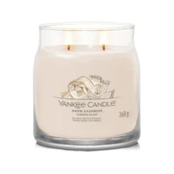 Warm Cashmere, candela in giara media Yankee Candle