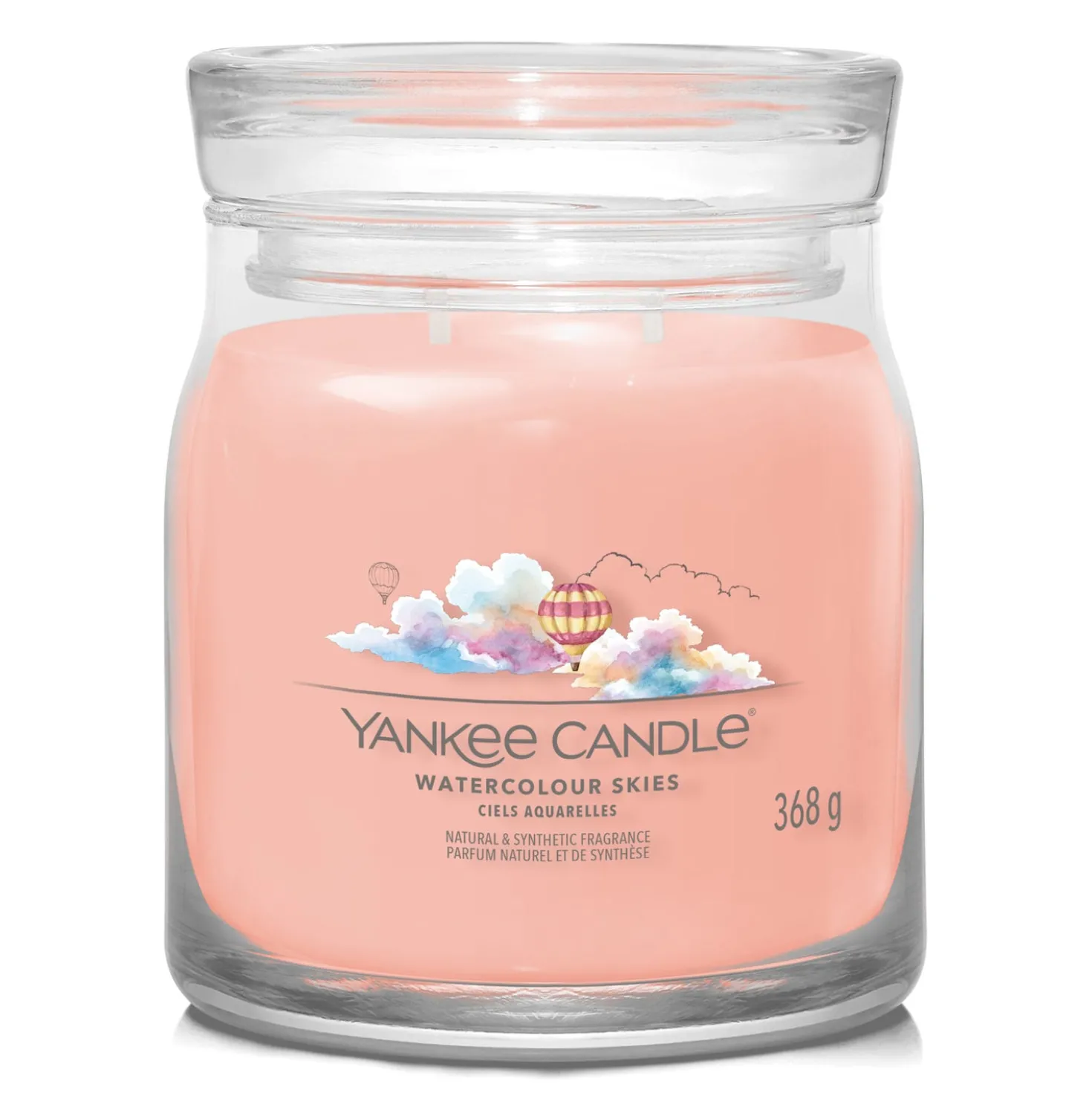 Watercolour Skies, candela in giara media Yankee Candle