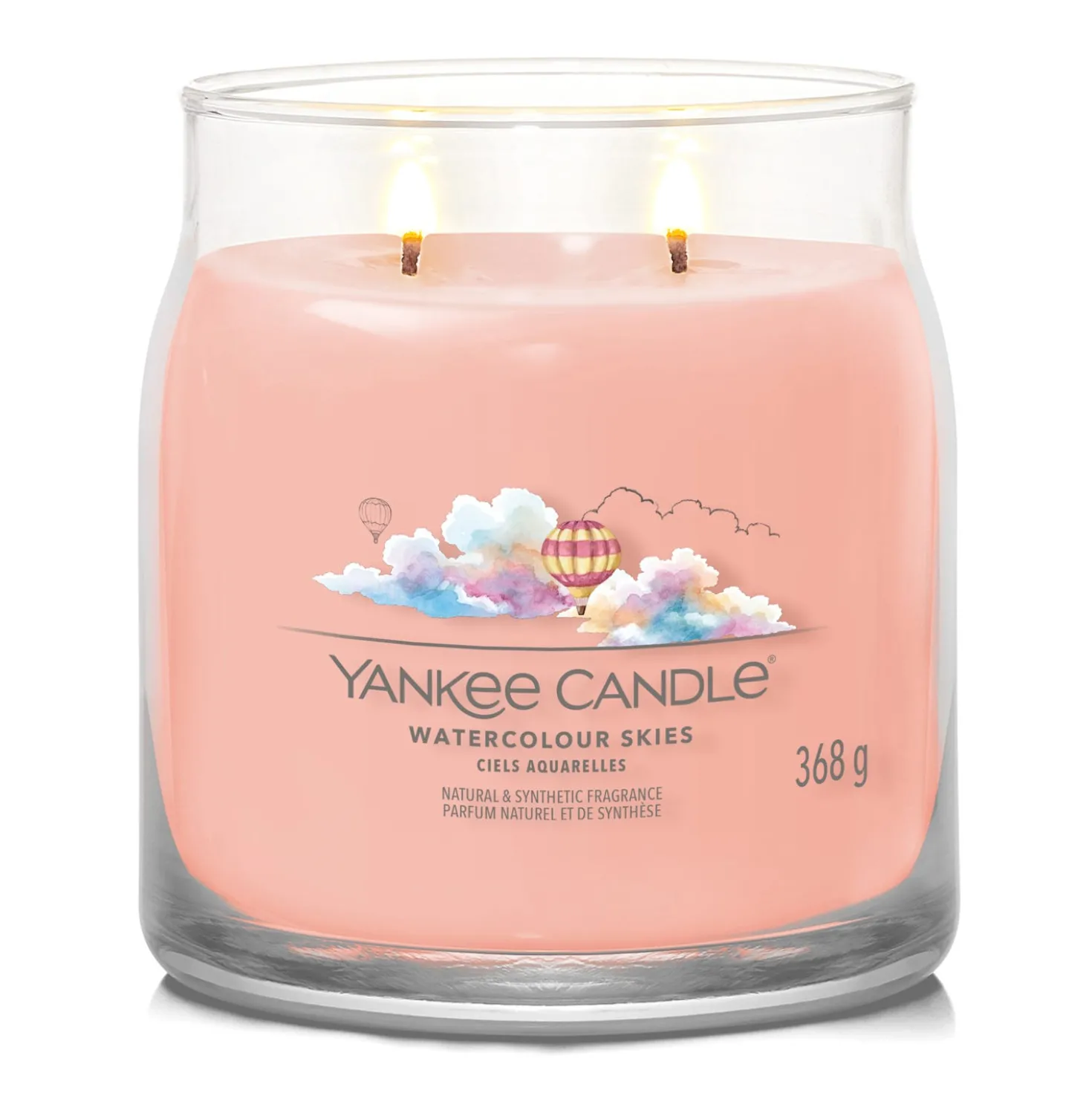 Watercolour Skies, candela in giara media Yankee Candle