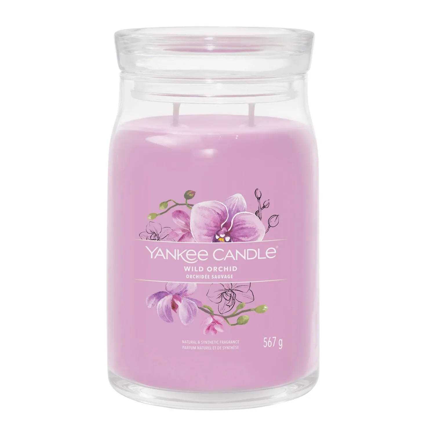 Wild Orchid, candela in giara grande Yankee Candle