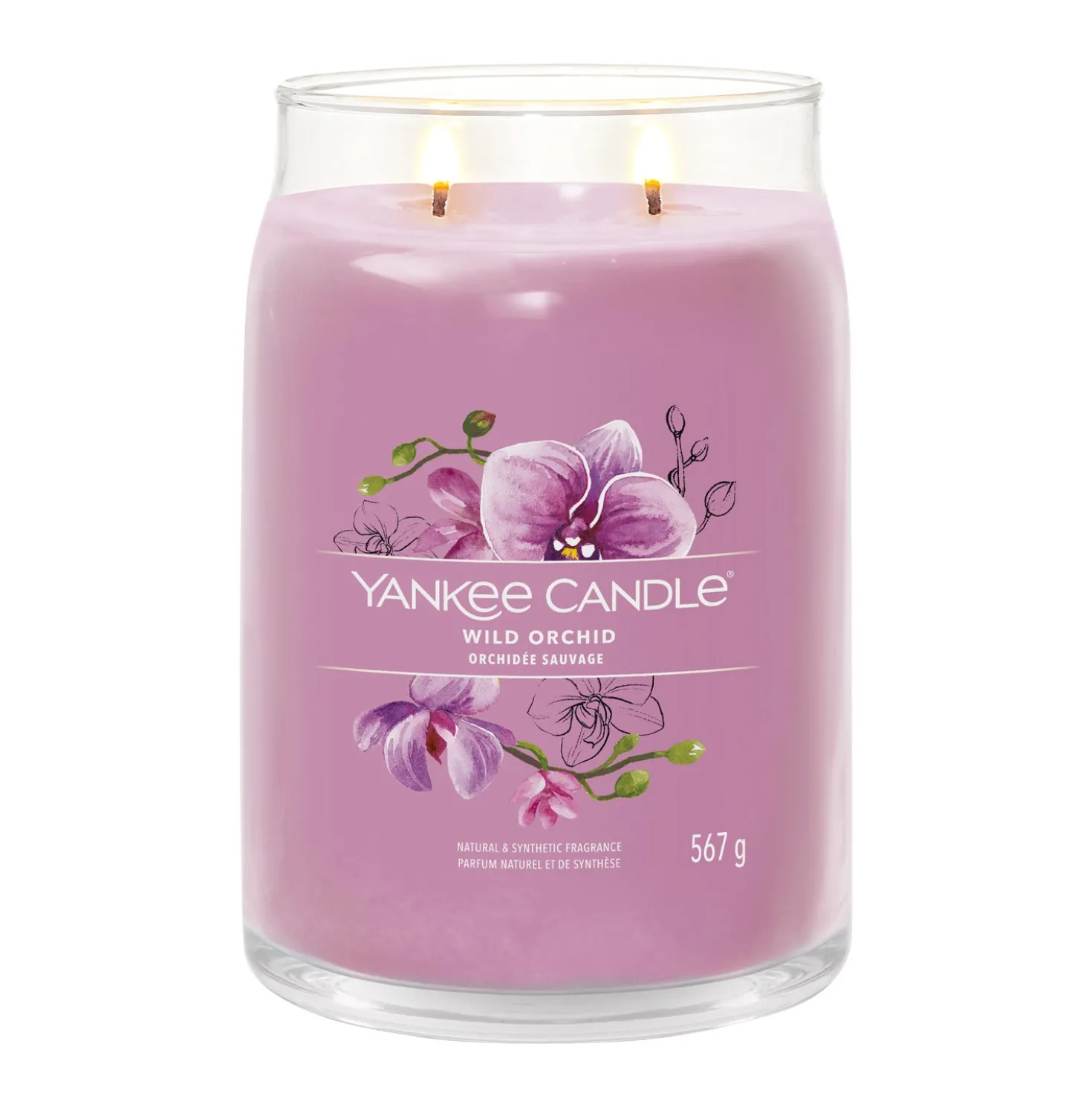 Wild Orchid, candela in giara grande Yankee Candle