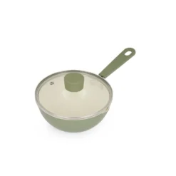 Wok 16 cm Mini Fantasy con coperchio verde
