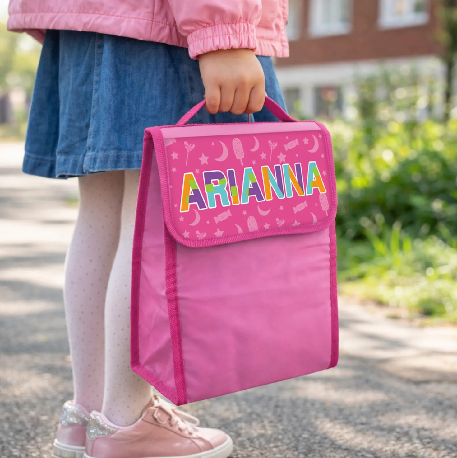 Zainetto bambina porta merenda nome Arianna