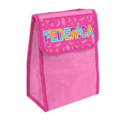 Zainetto bambina porta merenda nome Federica
