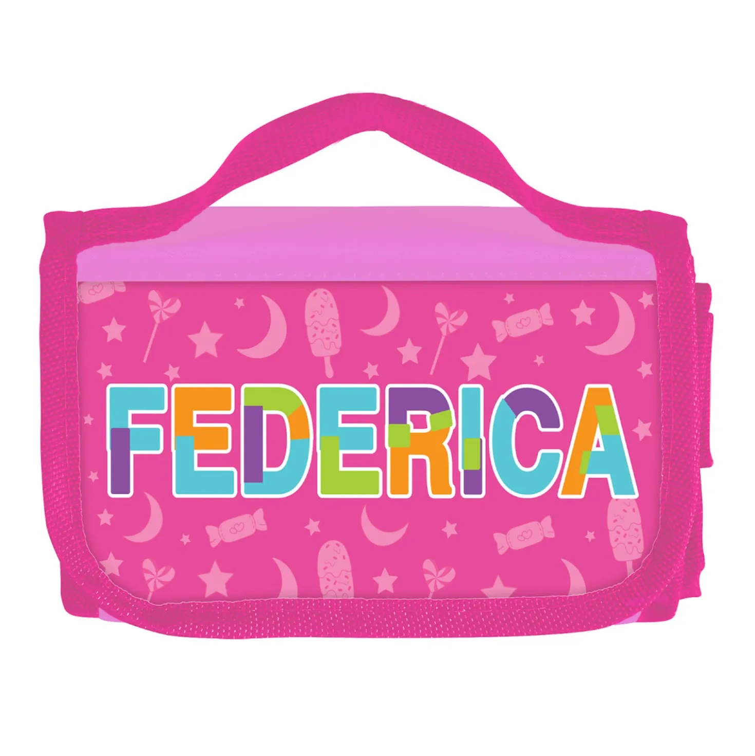Zainetto bambina porta merenda nome Federica