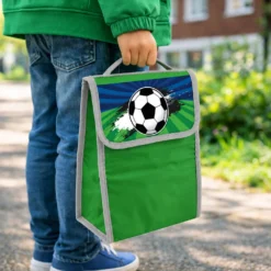 Zainetto bambini porta merenda decoro calcio