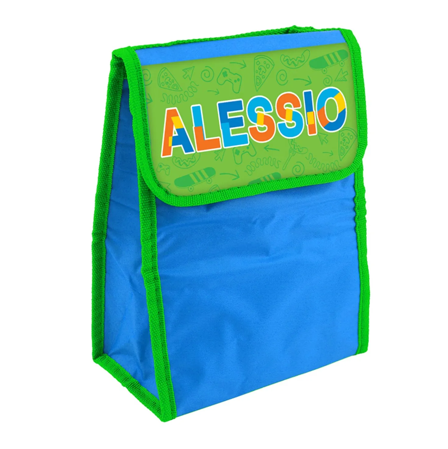 Zainetto bambino porta merenda nome Alessio