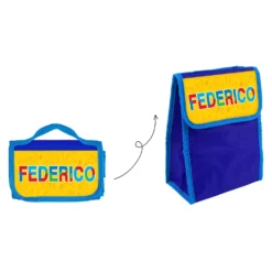 Zainetto bambino porta merenda nome Federico