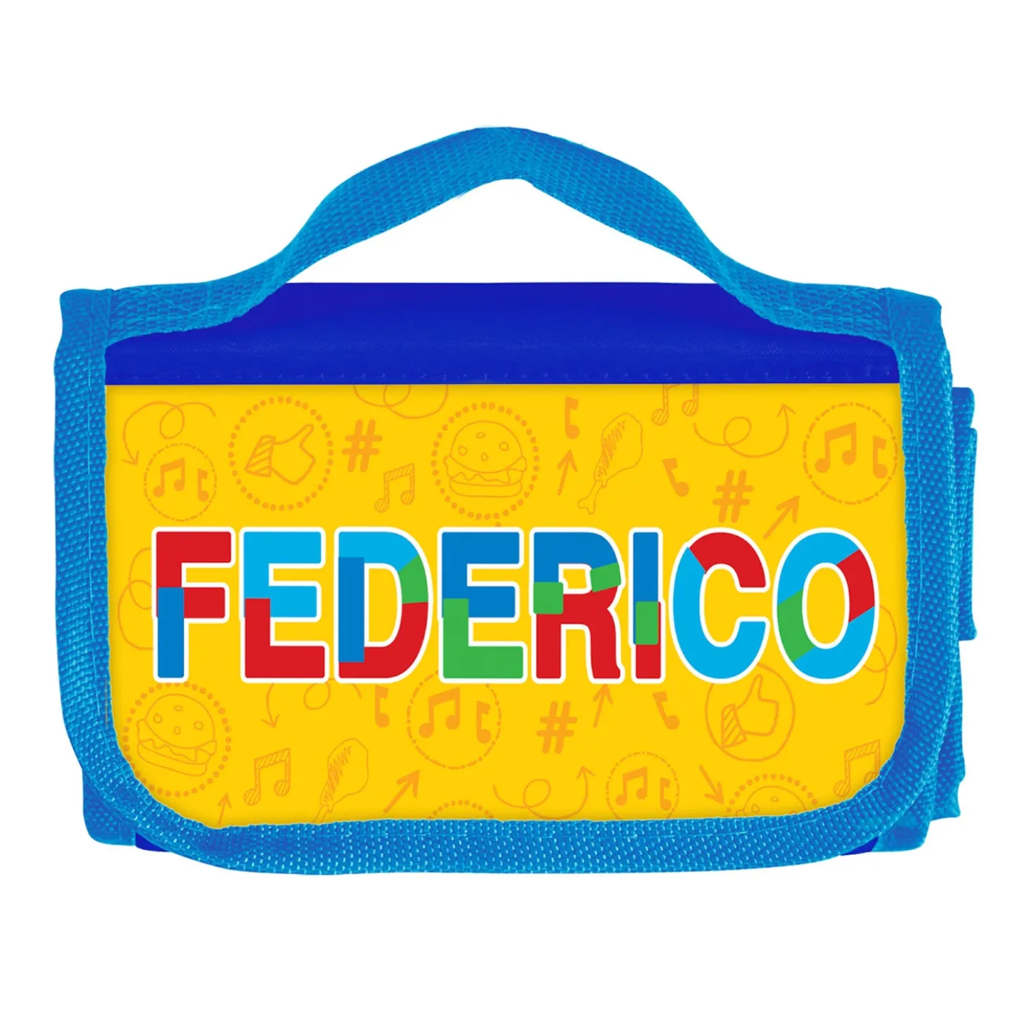 Zainetto bambino porta merenda nome Federico