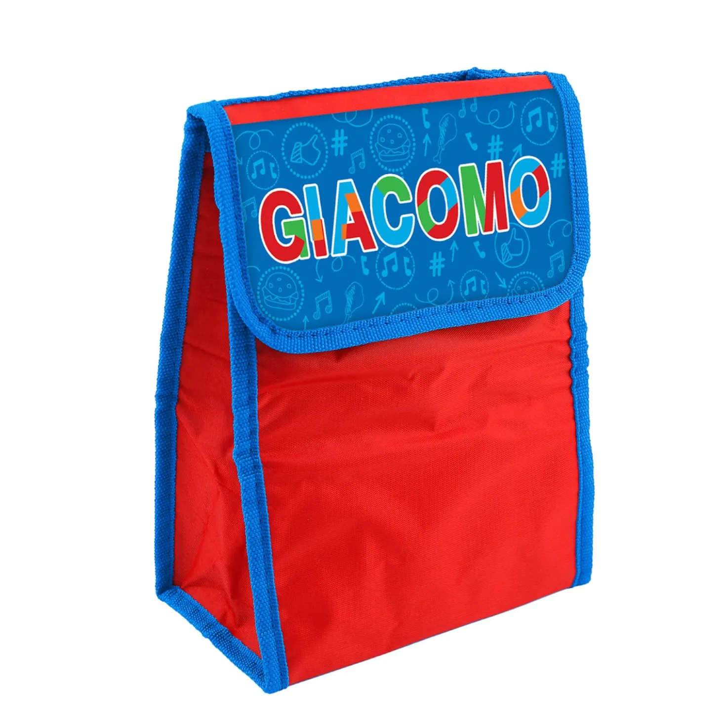 Zainetto bambino porta merenda nome Giacomo