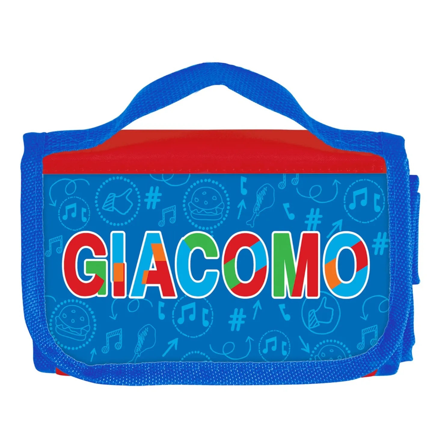 Zainetto bambino porta merenda nome Giacomo