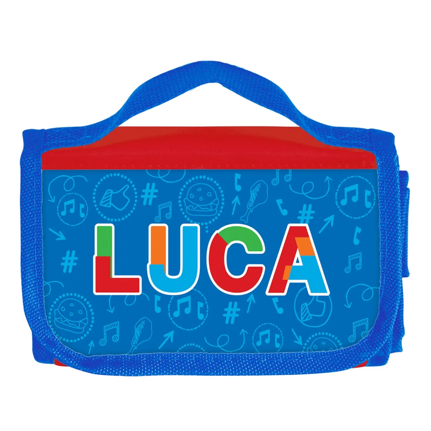 Zainetto bambino porta merenda nome Luca