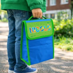 Zainetto bambino porta merenda nome Nicolò