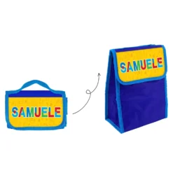 Zainetto bambino porta merenda nome Samuele
