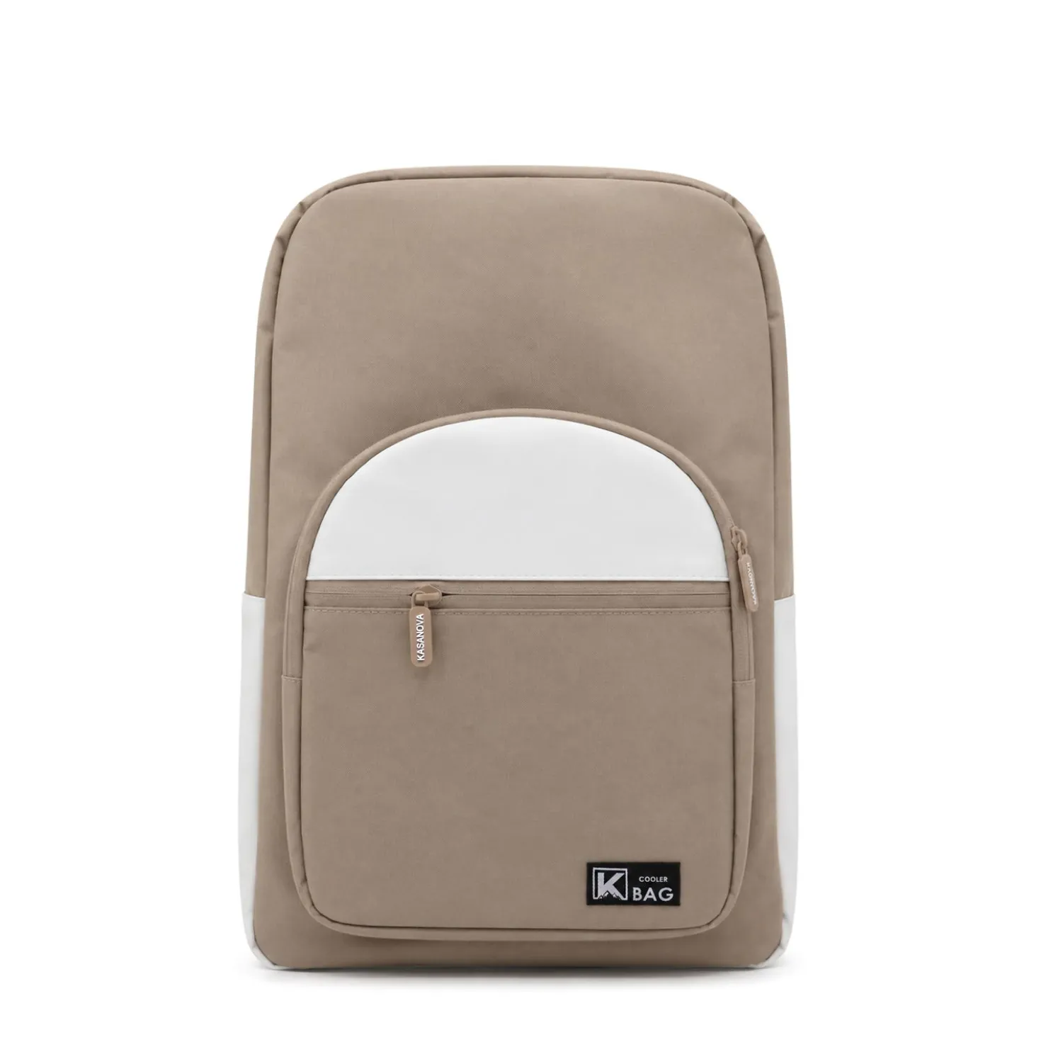 Zaino termico con tasche beige 30x19x44 cm