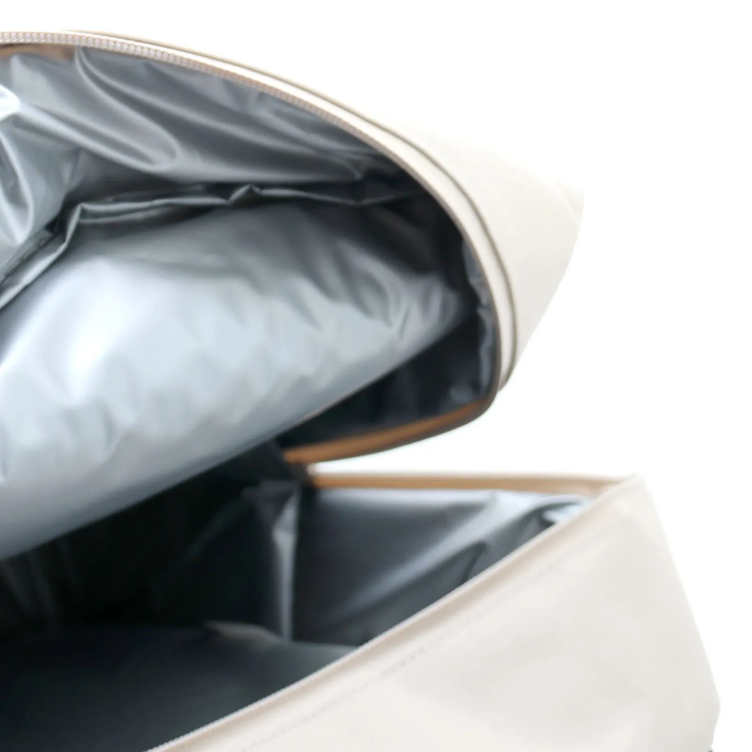 Zaino termico con tasche beige 30x19x44 cm