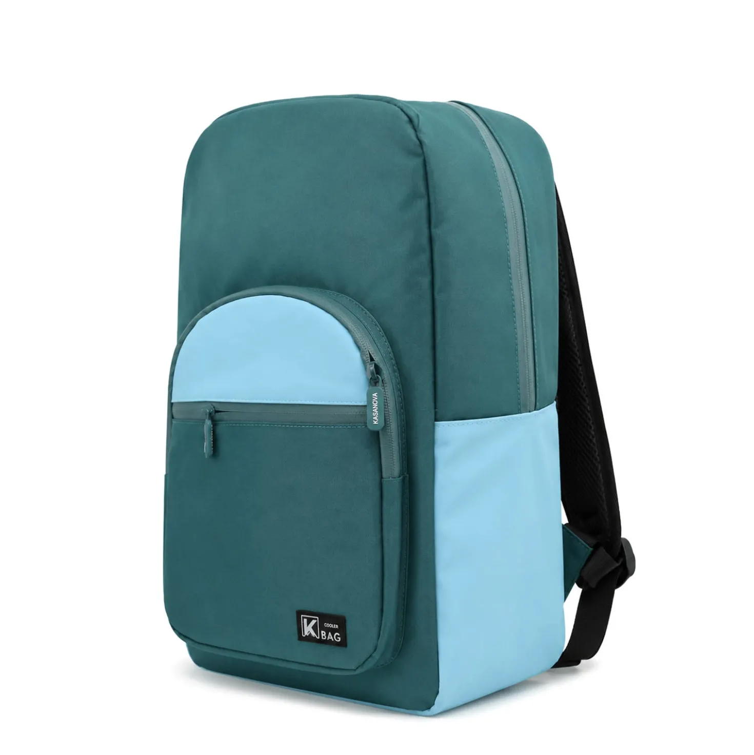 Zaino termico con tasche blu 30x19x44 cm