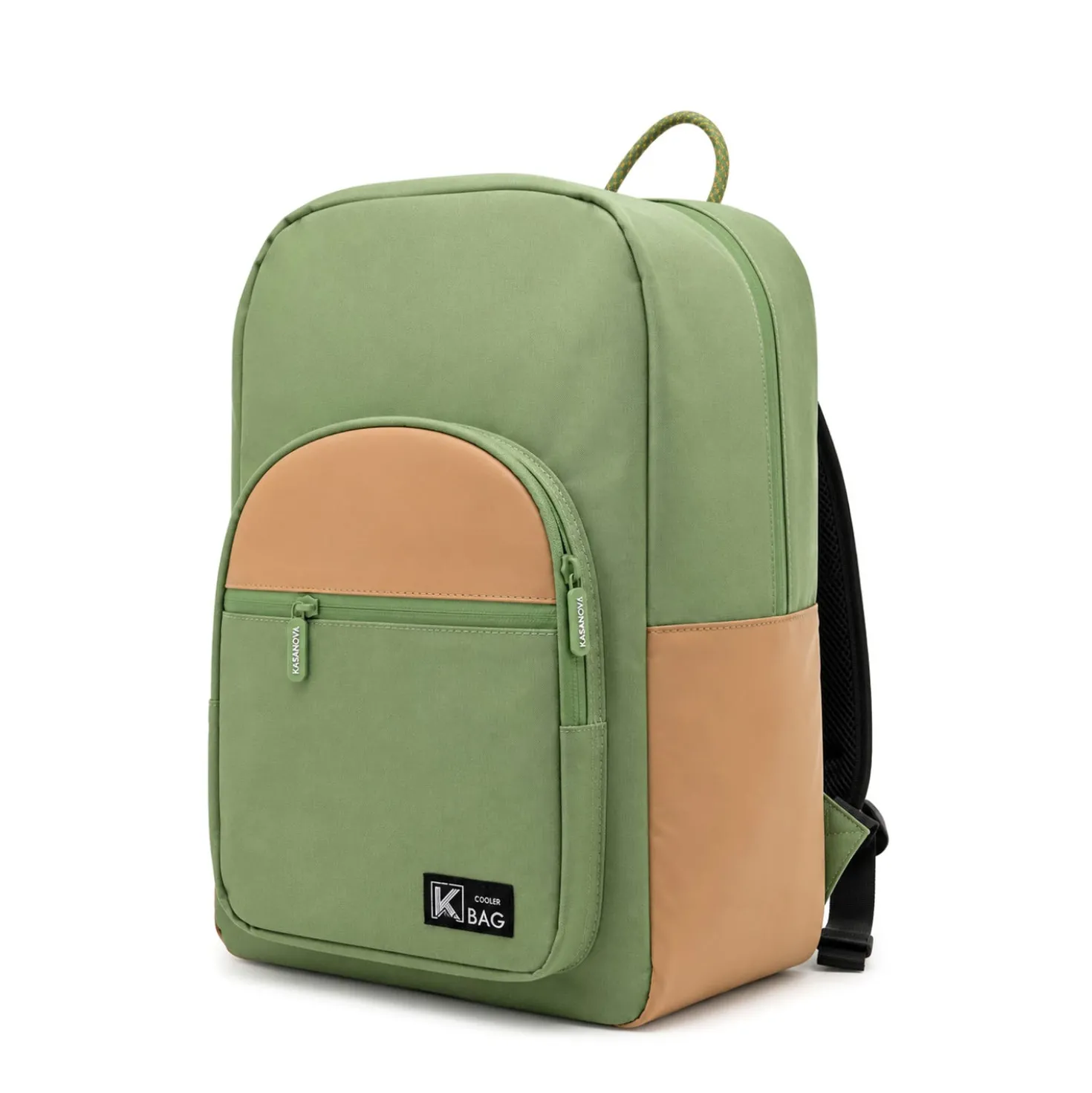 Zaino termico con tasche verde 30x19x44 cm